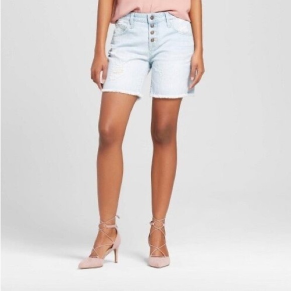 NWT Mossimo Low-Rise Boyfriend Shorts - Picture 1 of 6